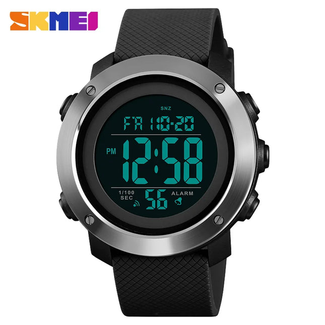 SKMEI Marca de Luxo 5Bar Relógios Impermeáveis Relógio Esportivo Masculino Montre Masculino Despertador Moda Relógio Digital Relógio Masculino
