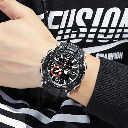 Relógio de Quartzo Masculino SMAEL Relógio de Pulso À Prova D'água com Cronômetro LED Relógio Masculino 1921 Relógios Esportivos Masculinos Relógio Masculino Digital