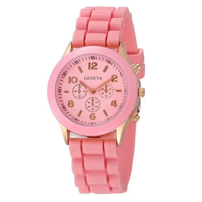 Relógios Femininos 2025 Nova Moda Luxo Marca Relógio Feminino Pulseira de Silicone Quartzo Relógio de Pulso Para Mulher Relogio Feminino Zegarki