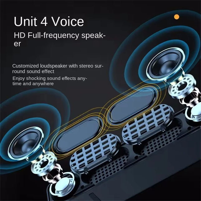 Wireless Subwoofer Soundbar For TV Computer PC Bluetooth Speaker Portable Sound Bar Box Music Caixa De Som Bocina Coluna Column