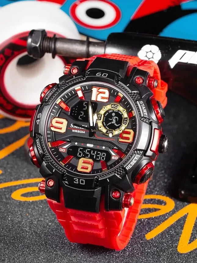 Relógio de Quartzo Masculino SMAEL Relógio de Pulso À Prova D'água com Cronômetro LED Relógio Masculino 1921 Relógios Esportivos Masculinos Relógio Masculino Digital