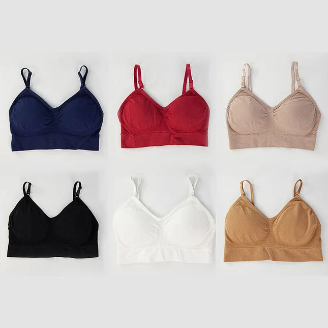 3-piece women's lingerie set, including crop tops, sexy bras, and women's tops. Free shipping. Composition: 90% polyester.
